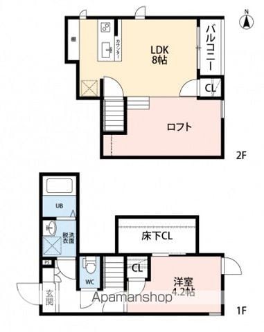 【ＣＢ福津マーレの間取り】