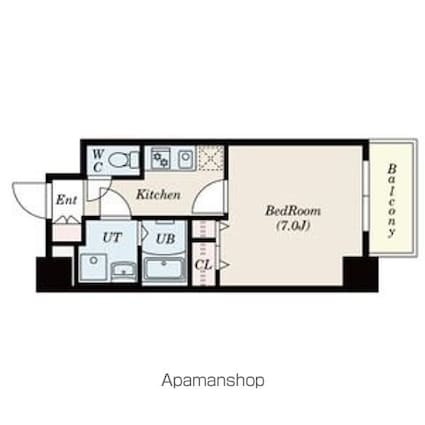 ＲＥＳＩＤＥＮＣＩＡ御器所[1K/25.18m2]の間取図