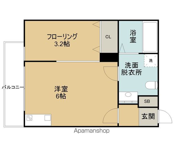 メリディアン国見弐番館の間取り写真