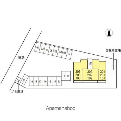 蔵王ヒルズＫ[2LDK/59.61m2]の配置図