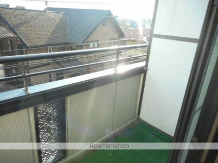 ＴＫＭ[1K/23m2]のバルコニー