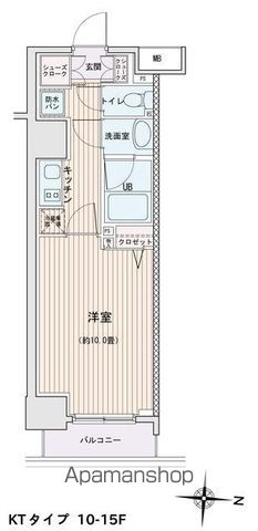 エスティメゾン錦糸町IIの間取り写真