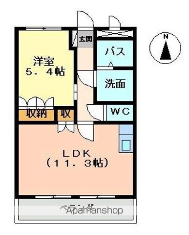 サンタプレイスIIの間取り写真