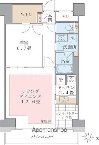 BRILLIA IST 東雲キャナルコートの間取り写真
