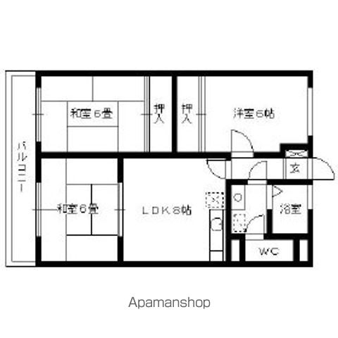 サンシャイン和白の間取り