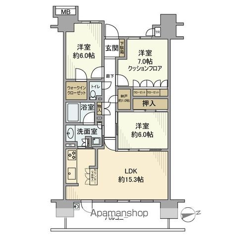 ワンダーベイシティＳＡＺＡＮガーデンイーストのイメージ