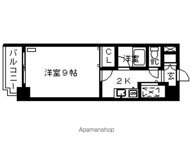 エレガンス円山の間取り写真
