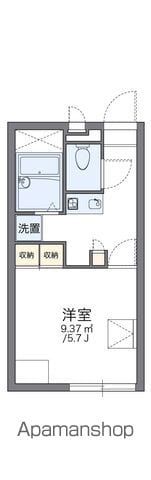 レオパレス河内ウエハラの間取り写真