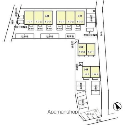 ロイヤルパレス　Ａ[3LDK/80.58m2]の配置図