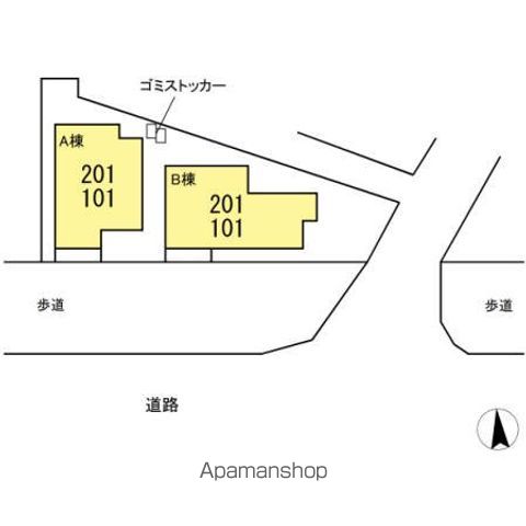 【府中市栄町のアパートの写真】