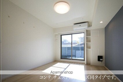 ヒカルサ甲府国母　ウエスト[1K/27.02m2]のリビング・居間