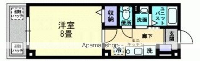 カルム シャンブルの間取り写真