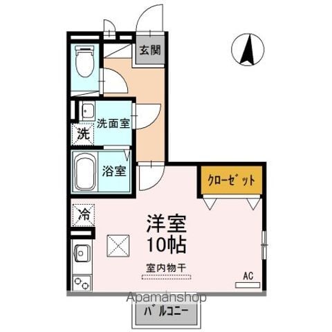 クレール B棟の間取り写真