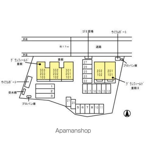 グランフィールド重根 101 ｜ 和歌山県海南市重根7-1（賃貸アパート2LDK・1階・58.37㎡） その17