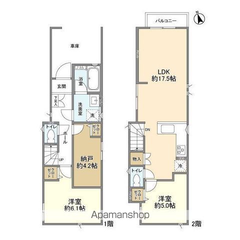 【ＫＯＬＥＴ中河原０６の間取り】