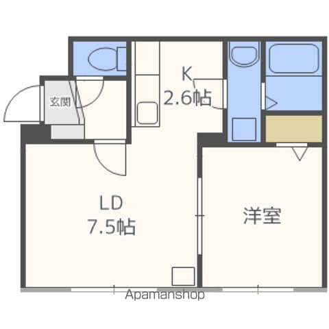 緑ヶ丘ロジュマンの間取り写真