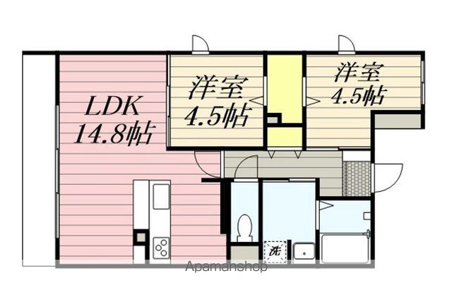 GRAND NINE南宮崎の間取り写真