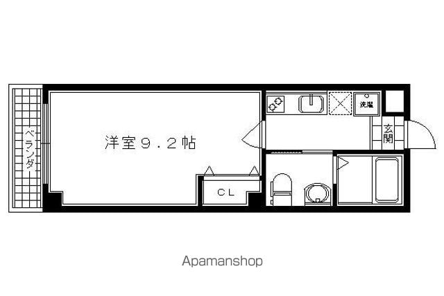 フラッティK&Sの間取り写真