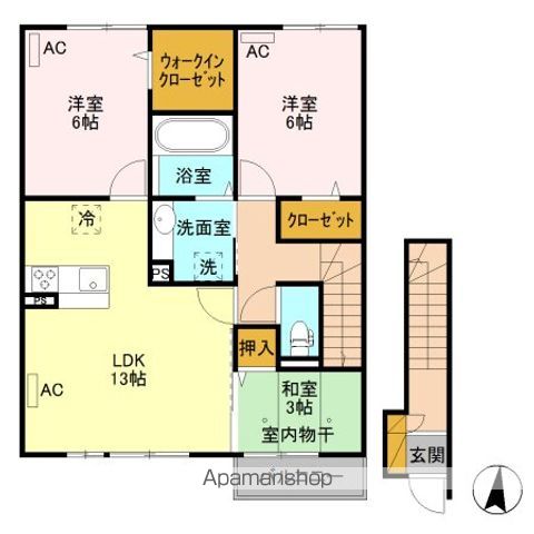 京和風 嵯峨野 星の間取り写真
