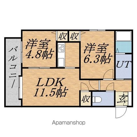 PRIME URBAN北3条通の間取り写真