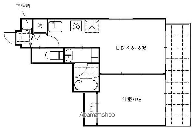 新柳馬場頭町マンションの間取り写真