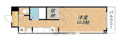 アートプラザ・ミー[1K/31.61m2]の間取図