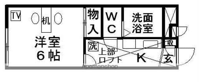 レオパレス青柳の間取り写真