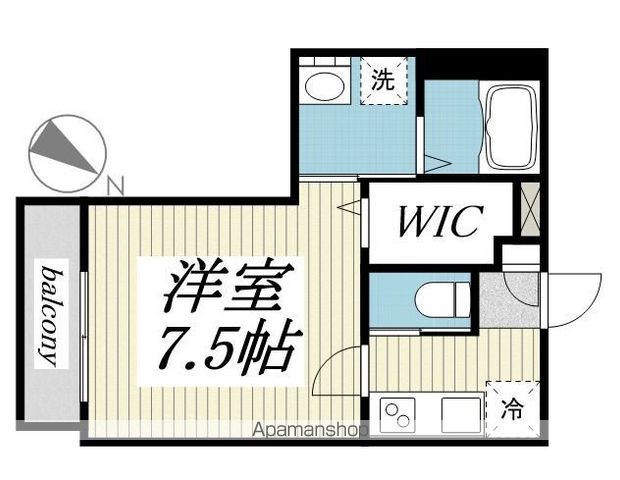 立川市高松町のマンションの間取り