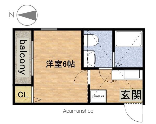 エスポワール六番町の間取り写真