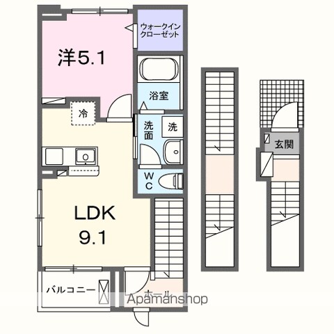 【カーサ　ミナトの間取り】