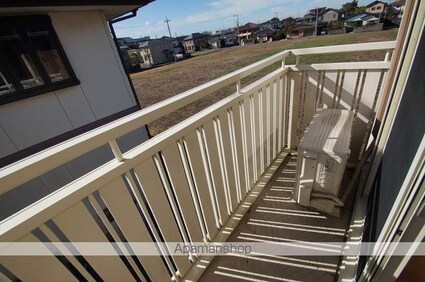 ブリリアントハイツ[2DK/50.91m2]のバルコニー