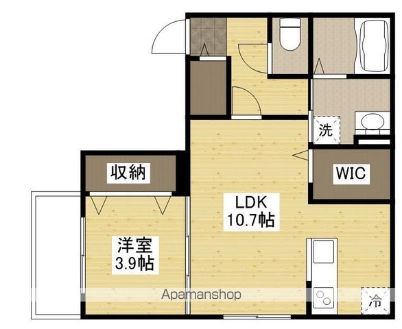 D5舟入南の間取り写真
