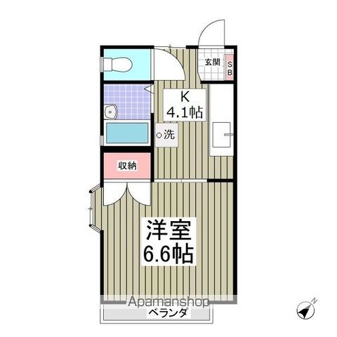 【ポートハイツ成田Ｂ棟の間取り】