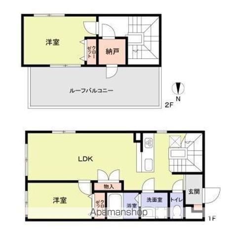 北新宿レーベルの間取り写真