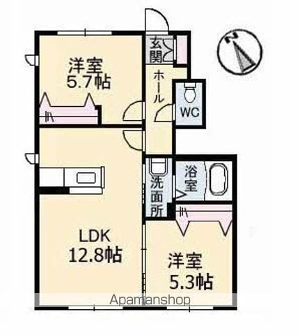 サンシャイン東川口 A棟の間取り写真