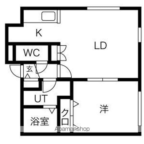 シルキー月寒東Bの間取り写真