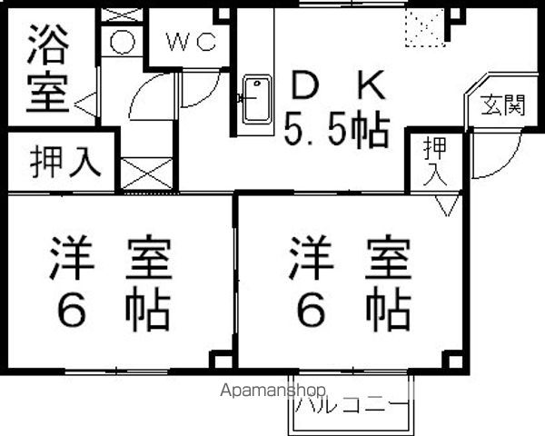 エリアールの間取り写真