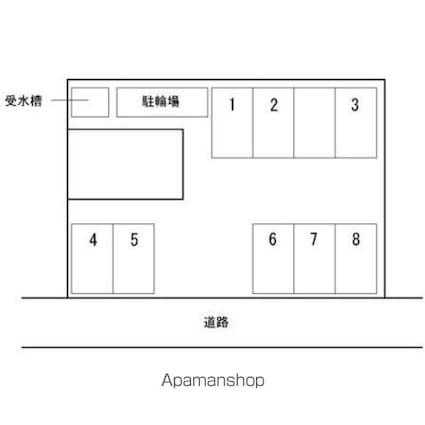ドールハウス雄郡[2LDK/49.14m2]の配置図