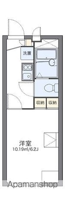 東京都あきる野市下代継[1K/19.87m2]の間取図