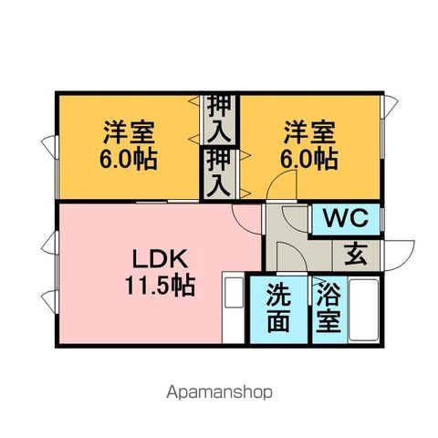 サイレントビレッヂの間取り写真
