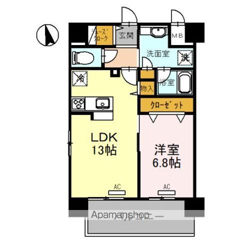 【幸ＣＯＵＲＴ森ノ宮の間取り】