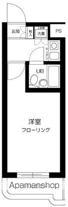 日神パレス永福町[1K/16.9m2]の間取図