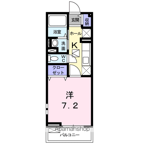 メトロポリタン　２の間取り