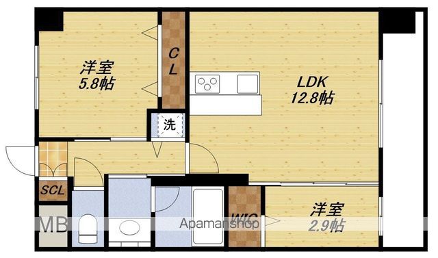スプランディッドライズ新大阪ノースの間取り写真