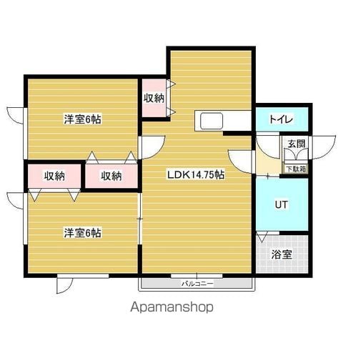 クラシックマンションの間取り写真