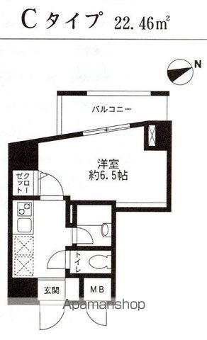 レジディア東品川の間取り写真