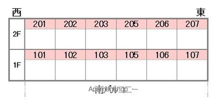 キャンパス東雲[1DK/29.16m2]の配置図