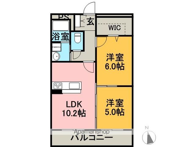 ARIESの間取り写真