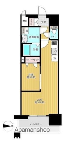 ソルテラスKYOTO西大路 瑠の間取り写真