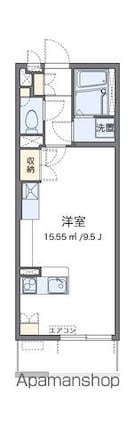 レオネクストひだまりⅡ[1R/27.8m2]の間取図